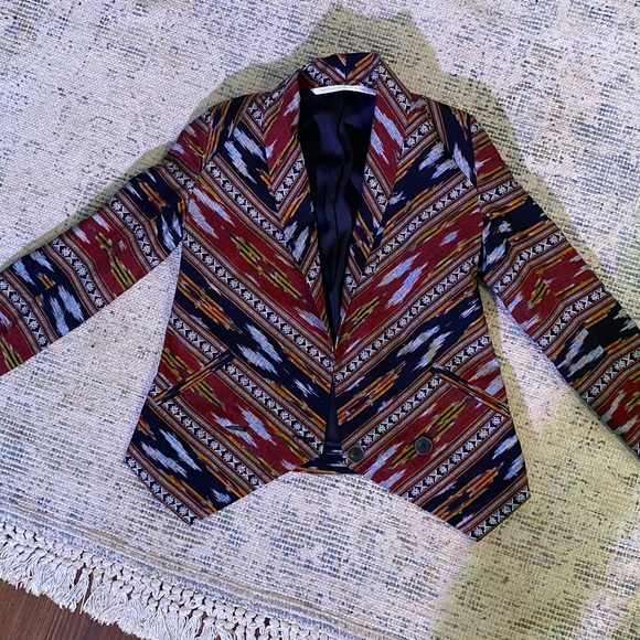 Twelfth Street by Cynthia Vincent size 0 ikat blazer (seen on Gossip Girl) - Picture 6 of 7